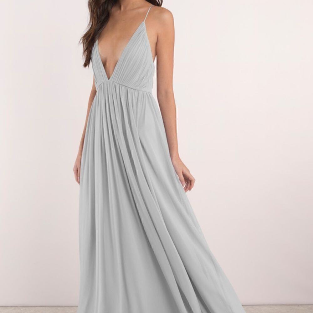 TOBI | Jamee Grey Maxi Dress J297